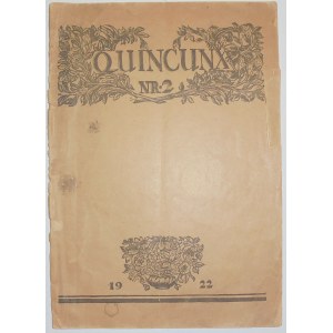 Quincunx. Miesięcznik Literacki, nr.2,1922 [o futuromanii]