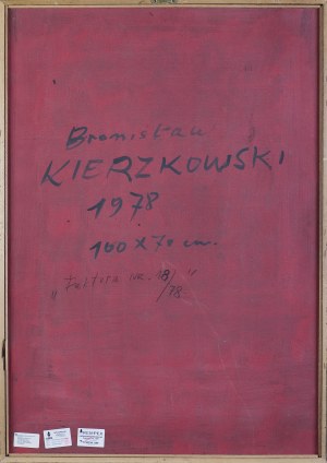 Kierzkowski Bronisław, FAKTURA NR 18/78, 1978