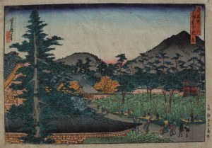 Hasegawa Sadanobu I, Świątynia Kôdai-ji jesienią z serii „Miyako meisho no uchi” [Słynne miejsca stolicy]