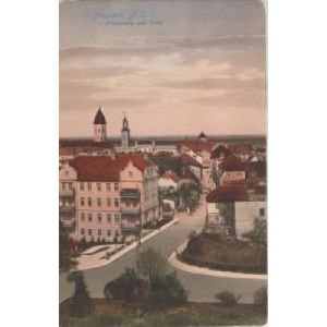 Pocztówka Freystadt Promenade und Stadt
