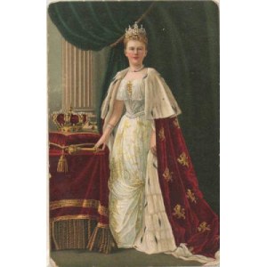 Pocztówka Wilhelmina Królowa Holandii