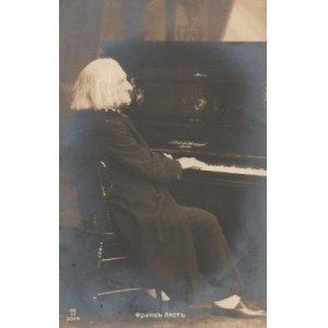 Pocztówka Franciszek Liszt