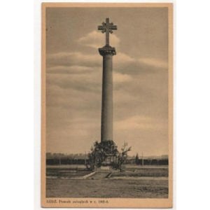 Łódź Pomnik poległych w r. 1905-8 POCZTÓWKA