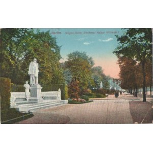 Pocztówka Berlin Sieges-Allee, Denkmal Kaiser Wilhelm