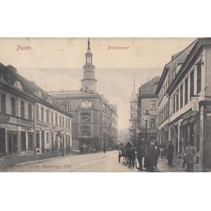 Posen Breitestrasse Poznań ul. Wielka 1906