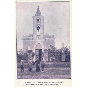 Z Misyi Ks. St. Cynalewskiego Pożegnanie z Kacykiem i Patagonia 2 Pocztówki 1908