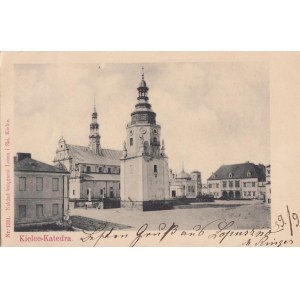 Kielce Katedra 1902 Pocztówka