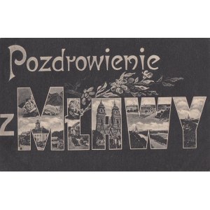 Pozdrowienia z Mławy 1918 r. Pocztówka