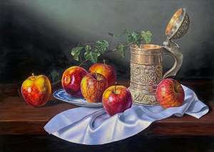 Wojciech Piekarski, Martwa natura z jabłkami