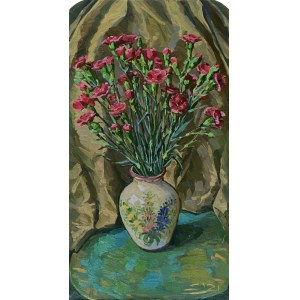 Slawomir J. Siciński, Carnations in a Vase
