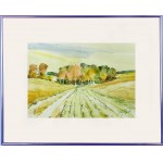 Jaroslaw Filipek, Polish Landscape - Autumn fields after digging, 2021