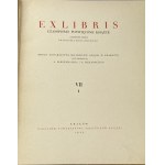 [oprawa skórzana] Exlibris czasopismo poświęcone książce t. VII zeszyty I-III [komplet]