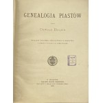 Balzer Oswald - Genealogia Piastów [wydanie I][elegancki półskórek]