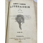 Wilkoński A., Ramoty i ramotki literackie t. I-IV [wyd. I][Półskórek!][Dedykacja]