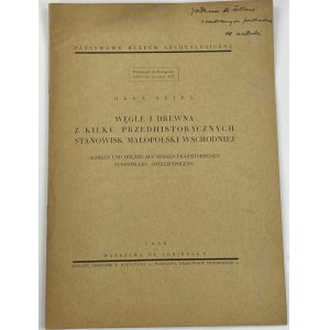 Seidl Olga, Węgle i drewna z kilku przedhistorycznych stanowisk małopolski wschodniej