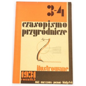 Czasopismo przyrodnicze ilustrowane. Rok V, Zeszyt 3-4 R. 1931