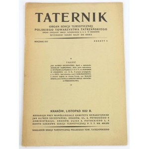 Taternik. Rocznik XVI Zeszyt 4 [1932]