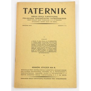 Taternik. Rocznik XVIII Zeszyt 1-2 [1934]