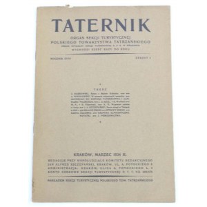Taternik. Rocznik XVIII Zeszyt 3 [1934]