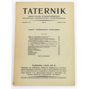 Taternik. Rocznik XXI (1936/7) Zeszyt 5 (107)