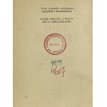 Bulgakov Mikhail, The Master and Margarita [1st Polish edition][Half leather].