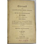 [Wodzislaw Slaski] Henke Franz, Chronik, oder topographisch-geschichtlich-statistische Beschreibung der Stadt und freien Minderstandsherrschaft Loslau in Oberschlesien