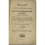 [Wodzislaw Slaski] Henke Franz, Chronik, oder topographisch-geschichtlich-statistische Beschreibung der Stadt und freien Minderstandsherrschaft Loslau in Oberschlesien