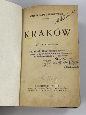Eljasz-Radzikowski Walery, Kraków [1902] [Półskórek]