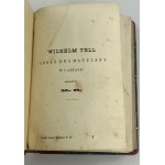 Schiller Friedrich, Wilhelm Tell [1850][Half hardcover].