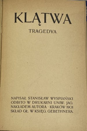 Wyspiański Stanisław, Klątwa [wydanie II]
