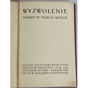 Wyspiański Stanisław, Wyzwolenie [First Printing][Chalk paper - 200 copies].