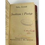 Zeromski Stefan, Snobbery and Progress [1st edition][Half leather].