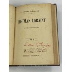 Tchaikovsky Mikhail, The Hetman of Ukraine: a historical novel volume 1-2 [Half leather].