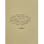 Estreicher Karol, Okruchy wierszowane [edition of 350 copies].