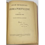 Mickiewicz Adam, Pisma poetyczne [Halbschalen].