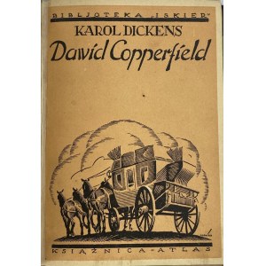 Dickens Charles, Dawid Copperfield [Zachowana okładka K. Sopoćki] [Ex libris]