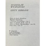 Listy Stanisława Wyspiańskiego do Lucjana Rydla T. 1-2