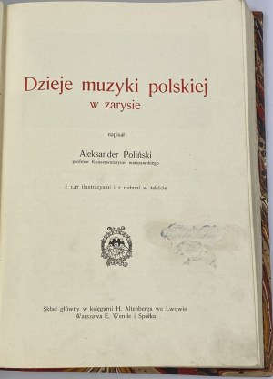 Poliński Aleksander, Dzieje muzyki polskiej w zarysie [Półskórek]