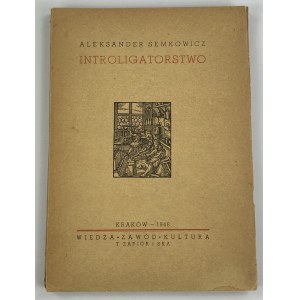 Semkowicz Aleksander, Buchbinderei: mit einem kurzen Abriss der Geschichte der Einbandornamentik