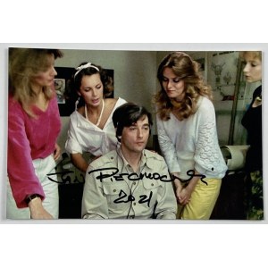 Autographed photograph by Jan Piechocinski [frame from the 1985 film Oh Charles].