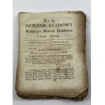 Dziennik Rządowy Wolnego Miasta Krakowa i Jego Okręgu. Kraków 1826