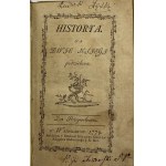 Krasicki Ignacy, Historya. Na dwie księgi podzielona [1st edition - 1779][leather binding].