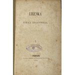 [Norwid] Lenartowicz Teofil, Lirenka [wydanie I][okładka z kompozycją C.K. Norwida!]