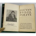 Rydel Lucjan, Poezye / mit Zeichnungen von Stanisław Wyspiański [Ledereinband].