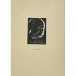 Reprodukcja exlibrisu Jana Ignacego Paderewskiego wykonanego w drzeworycie wedle projektu Stanisława Zgaińskiego z 1938 r.