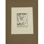 Exlibris by Kazimierz Matejski designed by Emil Kunke [1925].