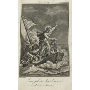 Schuler Édouard, miedzioryt Jesus gebietel den Stürmen und den Meere