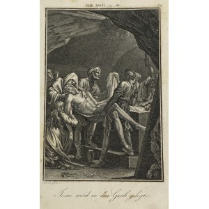 Schuler Édouard, miedzioryt Jesus wird in das Grab gelegt