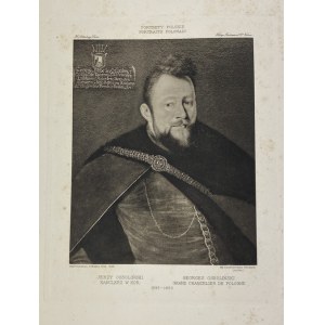 Strobel Bartholomeus, Porträt von Jerzy Ossoliński, Heliogravüre aus der Mappe Portrety Polskie vol. I Notizbuch