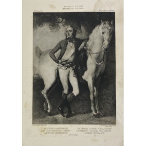 Grassi Joseph, Porträt des Fürsten Józef Poniatowski Heliogravüre aus Portraits of Poland